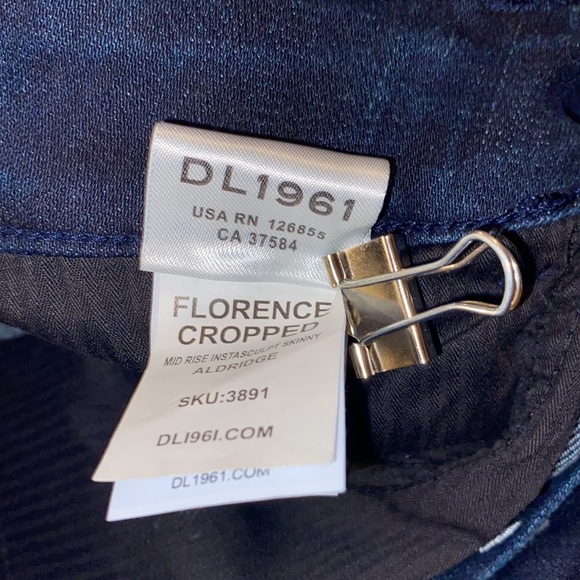 DL1961 Florence Cropped Jeans Mid rise 26 - Picture 7 of 11